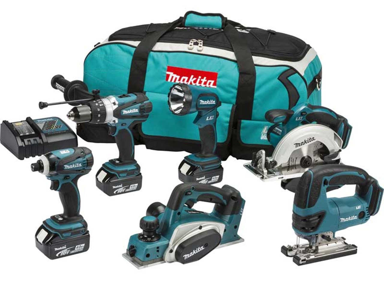 Makita DLX6012M 18v LXT 6 Piece Combo Kit