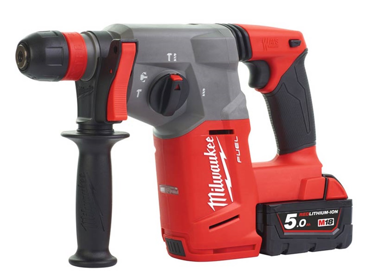 Milwaukee M18CHX502C 18v SDS Plus Hammer Drill 2 x 5.0ah LiIon