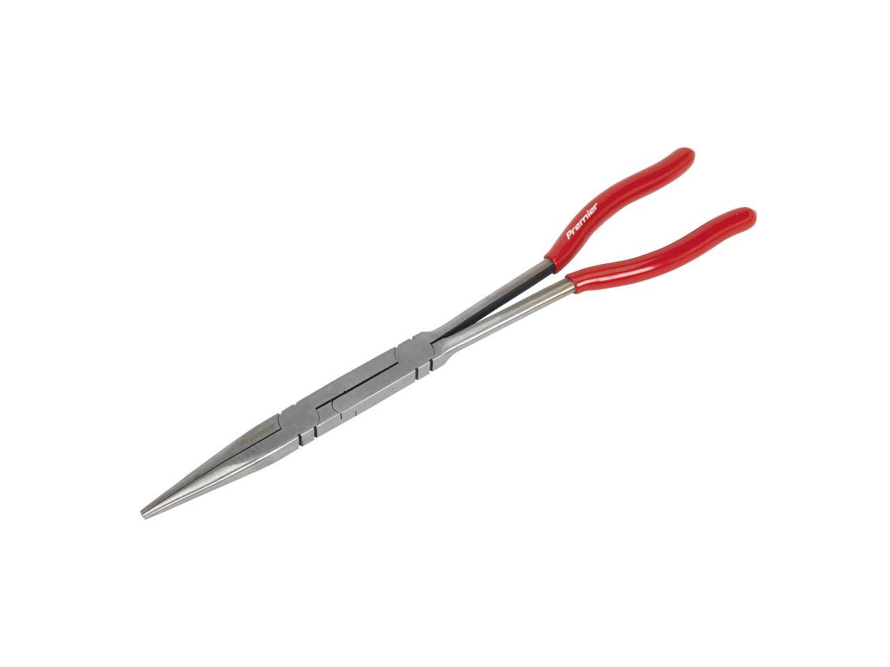 Sealey AK8591 Needle Nose Pliers Double Joint Long Reach 335mm