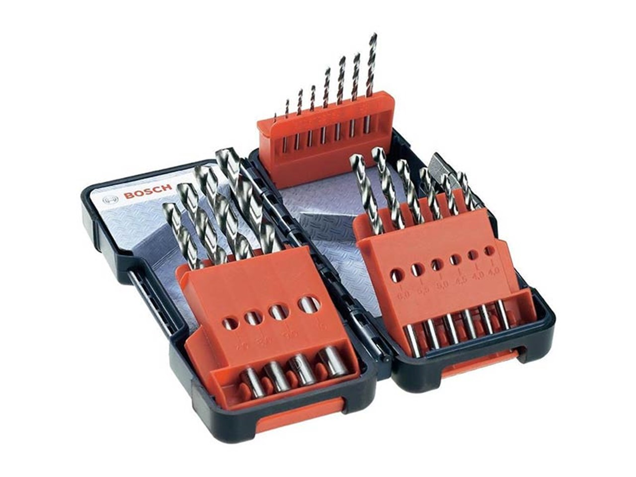 Bosch 2607019578 18pc Toughbox HSSG Metal Drill Bit Set