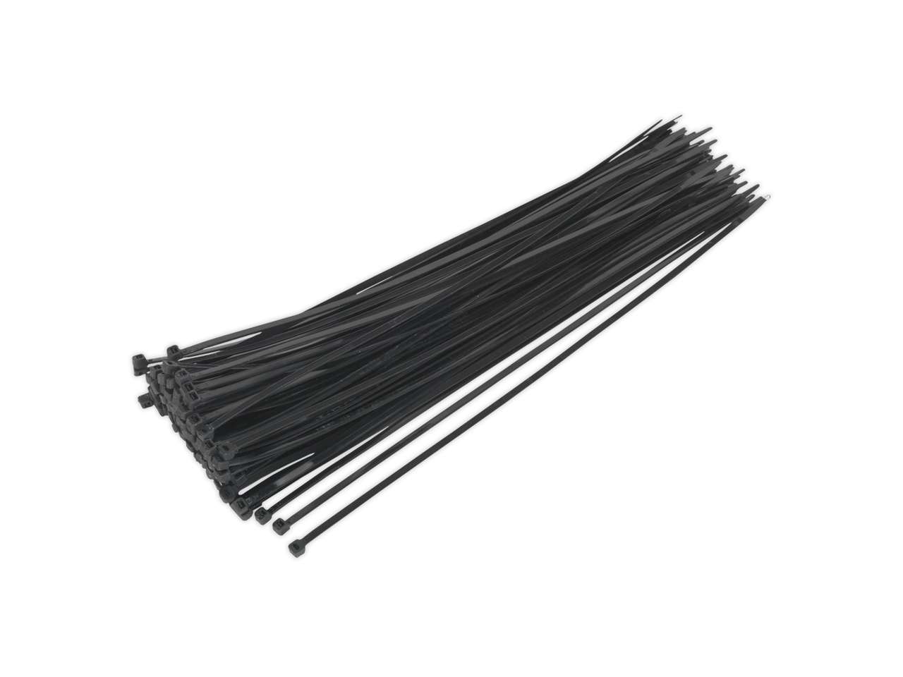 Sealey CT38048P100 Cable Ties 380 x 4.8mm Black 100pk