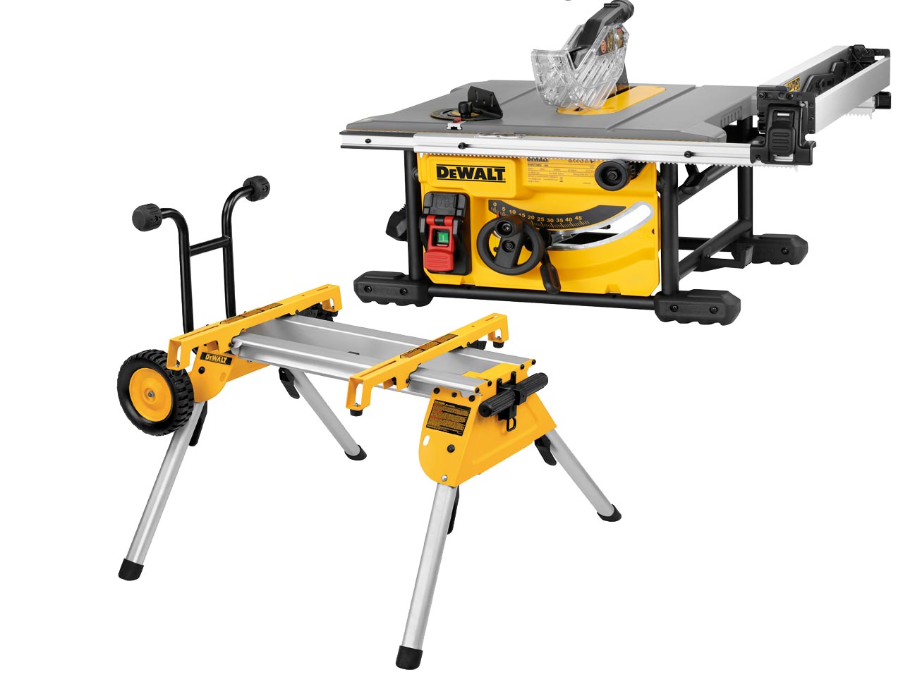 dewalt table saw with stand