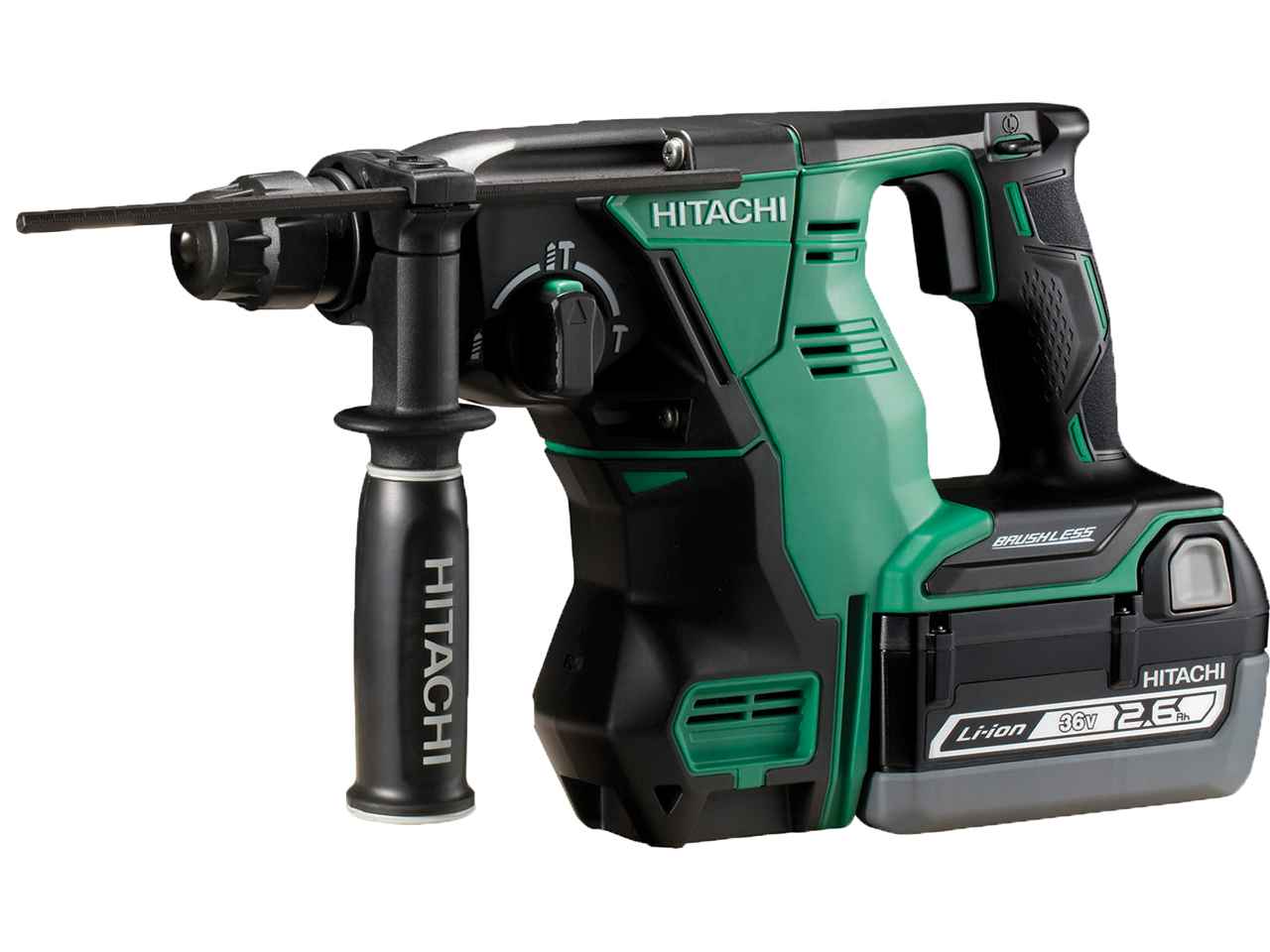 Hitachi DH36DBL/JE 36V 2x2.6ah Liion Brushless SDSPlus Hammer Drill eBay