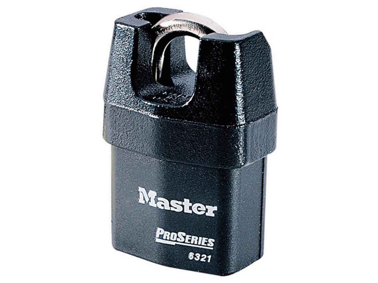 Masterlock 6321KA-10G016 Pro Series Padlock 54mm - Shrouded Shackle ...