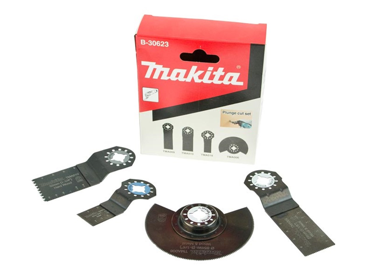 Makita B30623 4pc Plunge Cut Multi Tool Blade Set