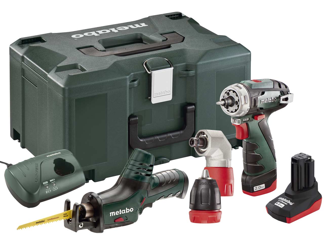 Metabo Combo Set 2.2 10.8v BS Quick + ASE 1x2.0ah 1x4.0ah