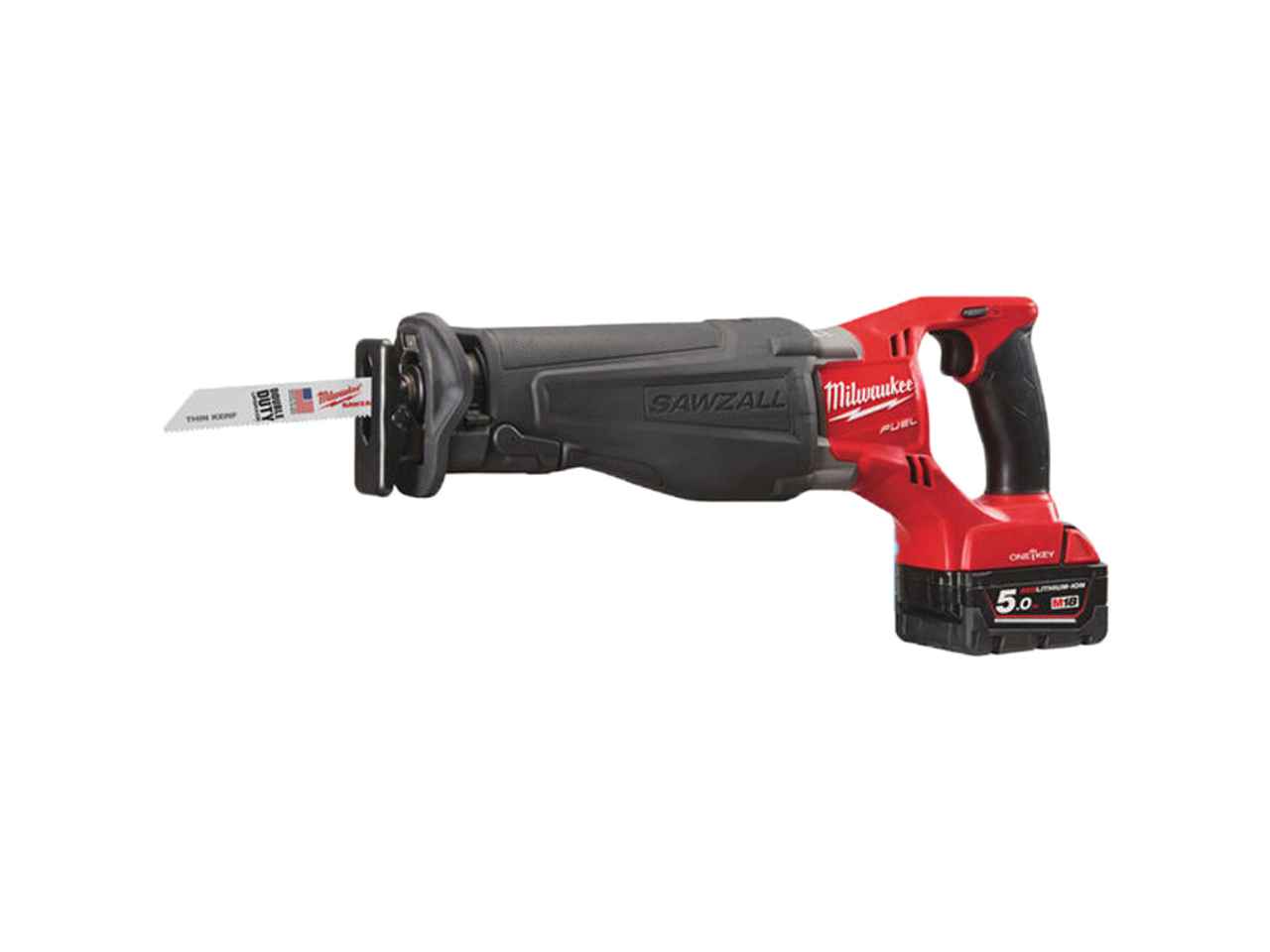 Milwaukee M18onesx 502x 18v 2x5ah Li Ion M18 Onekey Fuel Sawzall 