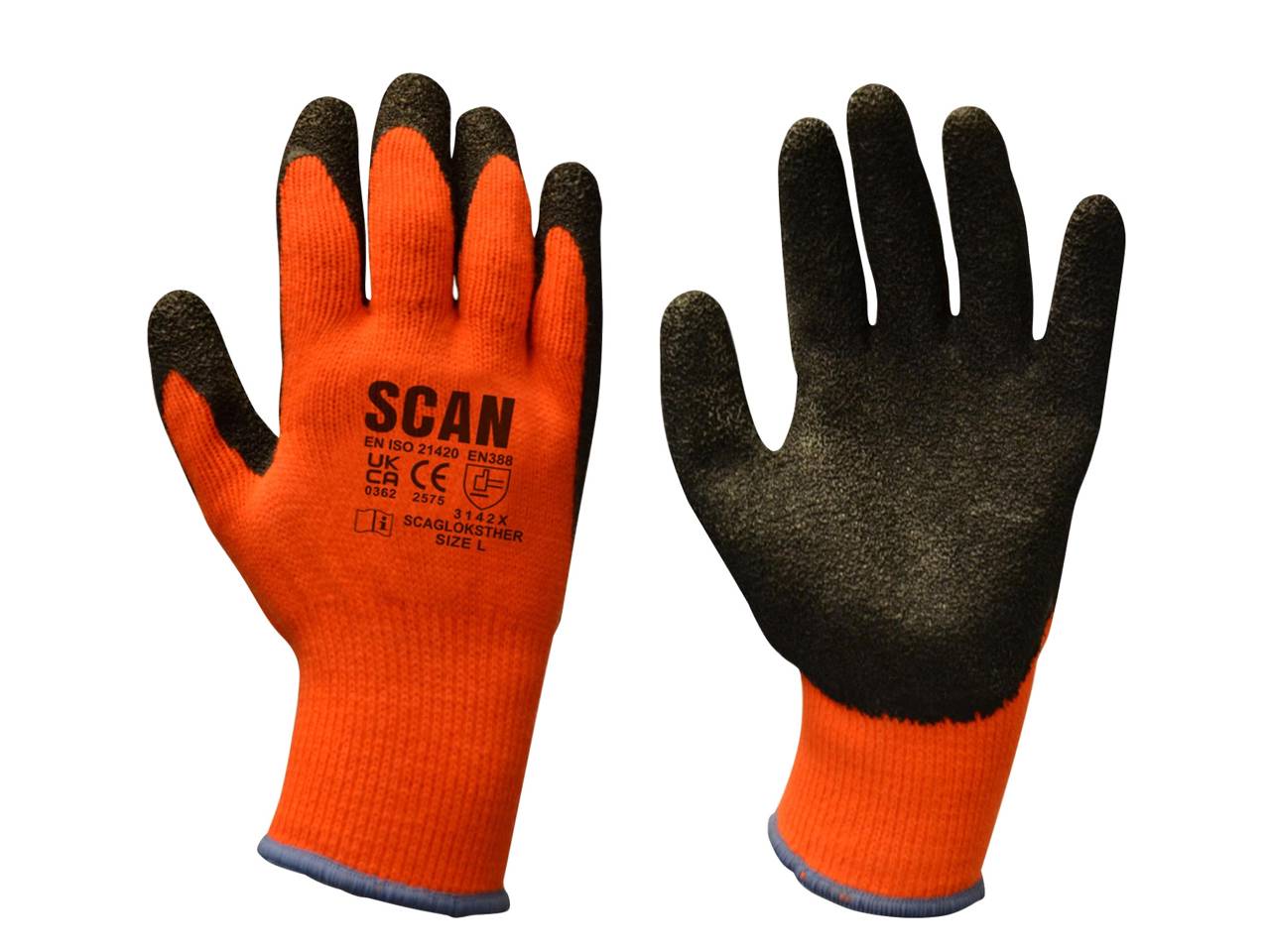 latex coated gloves