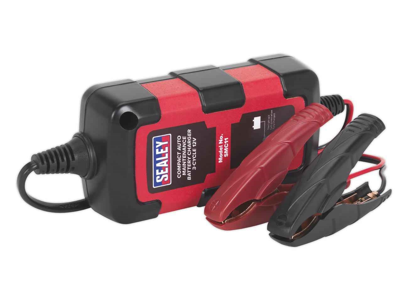 Sealey SMC11 Battery Charger Compact Auto Maintenance - 3 ...